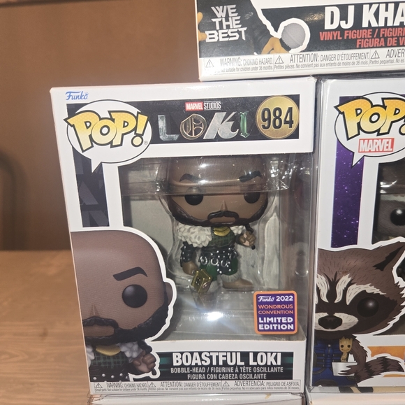 Funko Pop Vinyl Figures - Multicolor Collection DJ Khaled Loki Groot Sersi New - Picture 6 of 7